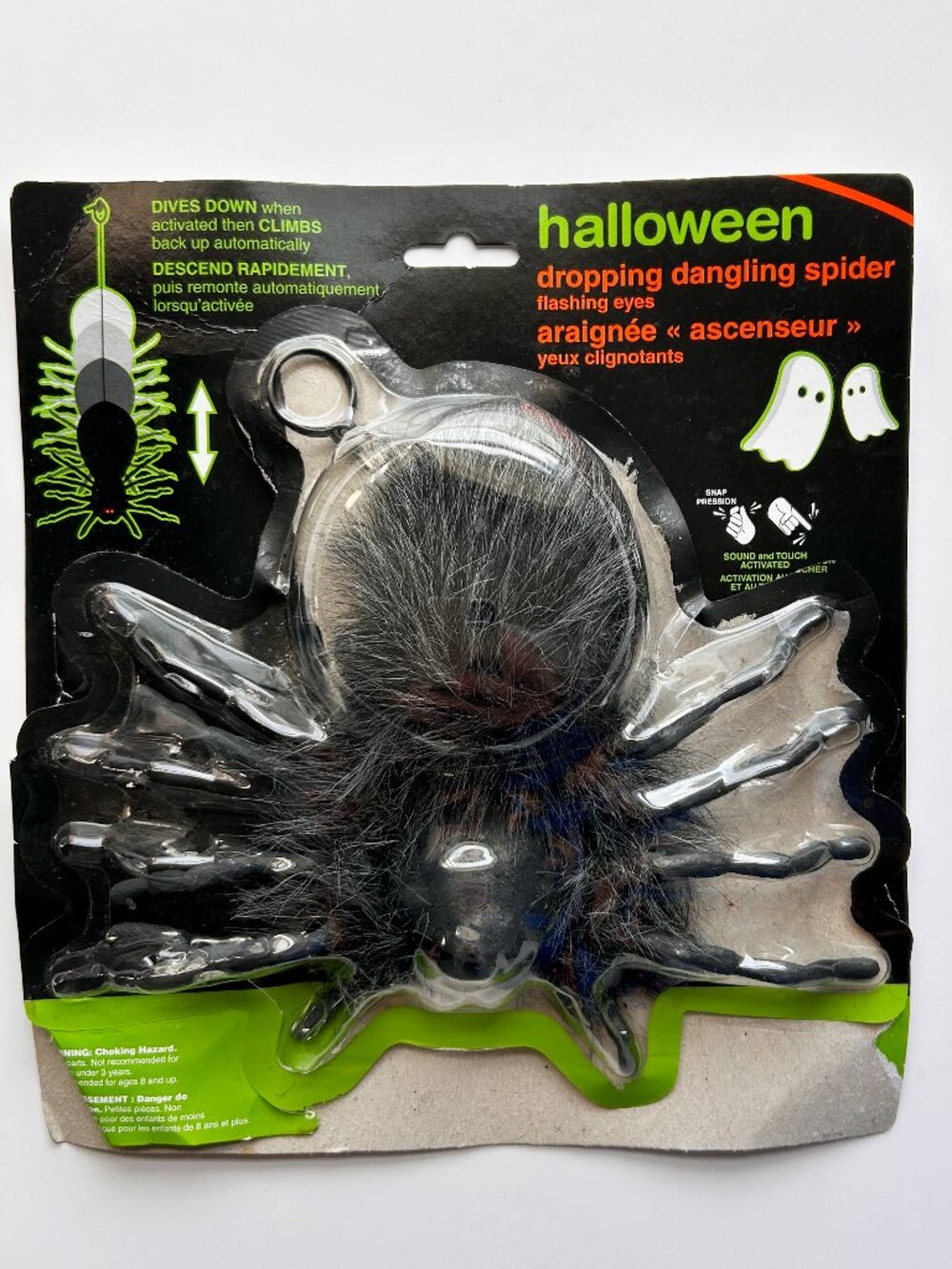 Vintage Halloween Dancing Spider Decor